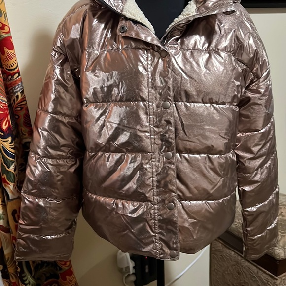 Coat aerie/Large/100% Polyester/Metal-gold Color - Picture 1 of 6